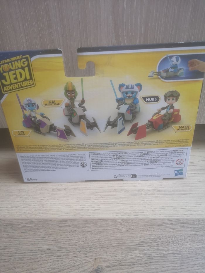 Figurine avec vaisseau young jedi star wars nubs - photo numéro 3