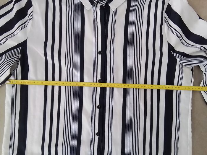 Chemise femme T  42  marine et blanc - photo numéro 5