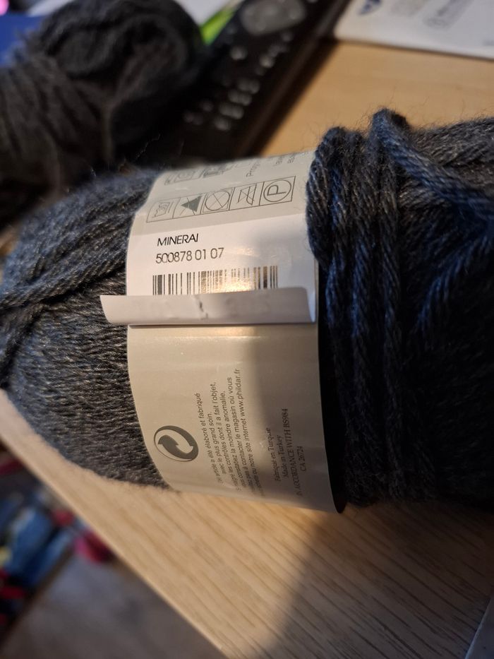 Lot de 2 pelotes  de lai es - photo numéro 5