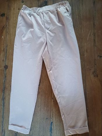 Pantalon tailleur trois quart