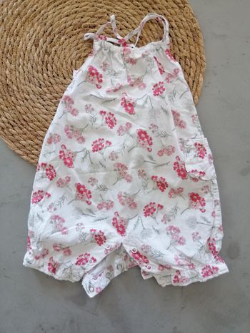 Grenouillère été fille 6 mois