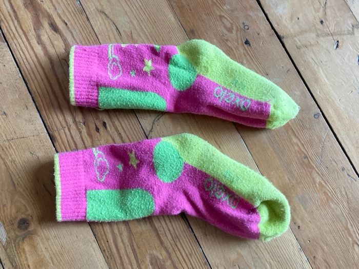 Chaussettes rollers fluo 27/30 Oxelo Decathlon - photo numéro 3