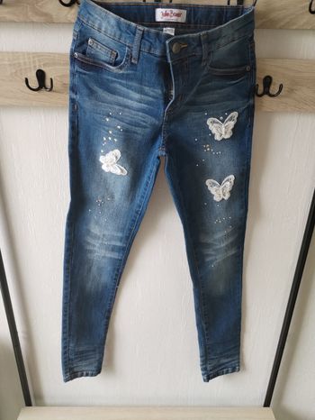 Jean motif papillon "john Baner