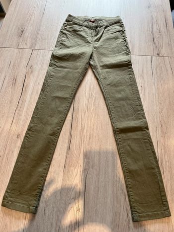 Jeans tape à l'œil kaki 12 ans