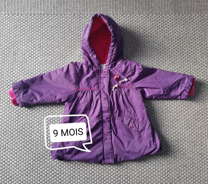 Manteau épais fille - 9 mois