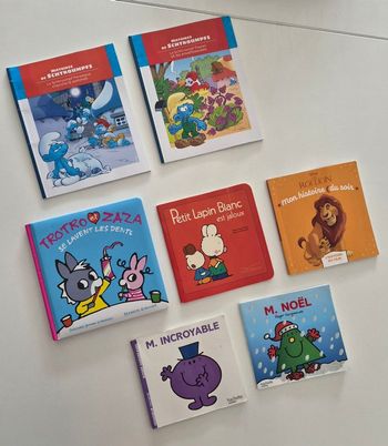 Lot de 7 Livres Divers pour Bébé