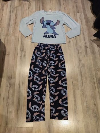 Pyjama stitch fille taille xxs 12 ans 