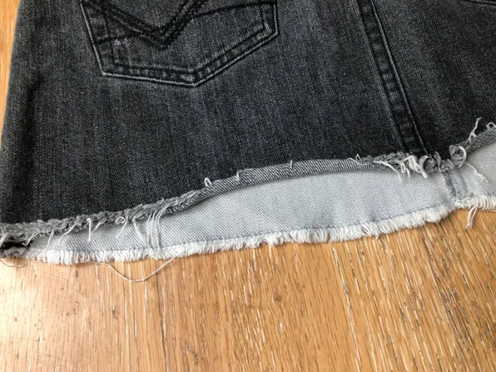 Denim Skirt Jupe jean Volcom black and grey Womens 38 - photo numéro 9