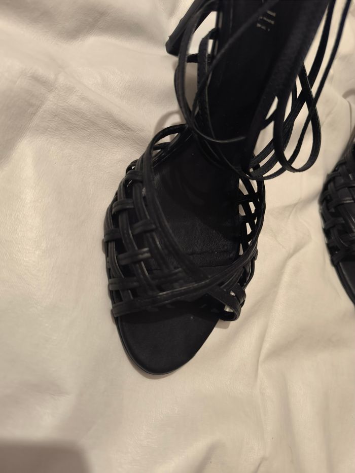 Escarpin talon haut noir Minelli T 39 - photo numéro 4