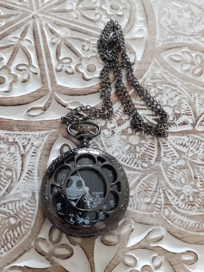 Montre gousset Tim Burton