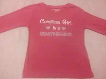 Tee-shirt Complices Girl 8 ans (réf perso F-N57)(familleac72)