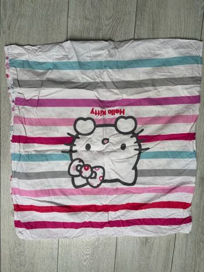 Housse de couette et taie hello kitty - photo numéro 4