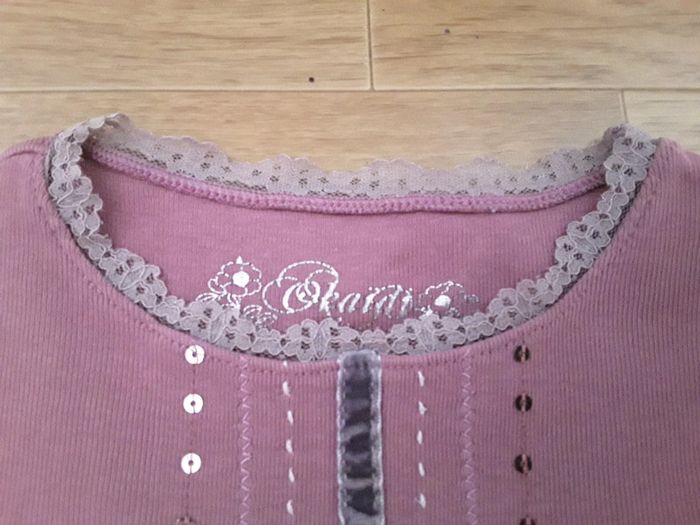 🔮 Tee Shirt avec Strass en 5 ans OKAIDI 🔮 - photo numéro 2