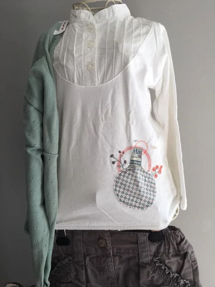 Ensemble 4 pièces fille 3 ans idéal rentrée scolaire - photo numéro 2