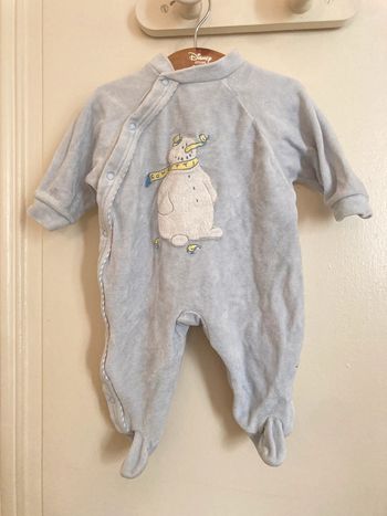 Pyjama velours La nuit confetti 3 mois