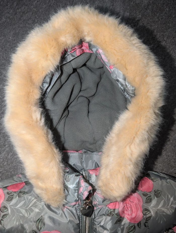 Veste chaude à capuche bébé fille 2/3 ans - photo numéro 3