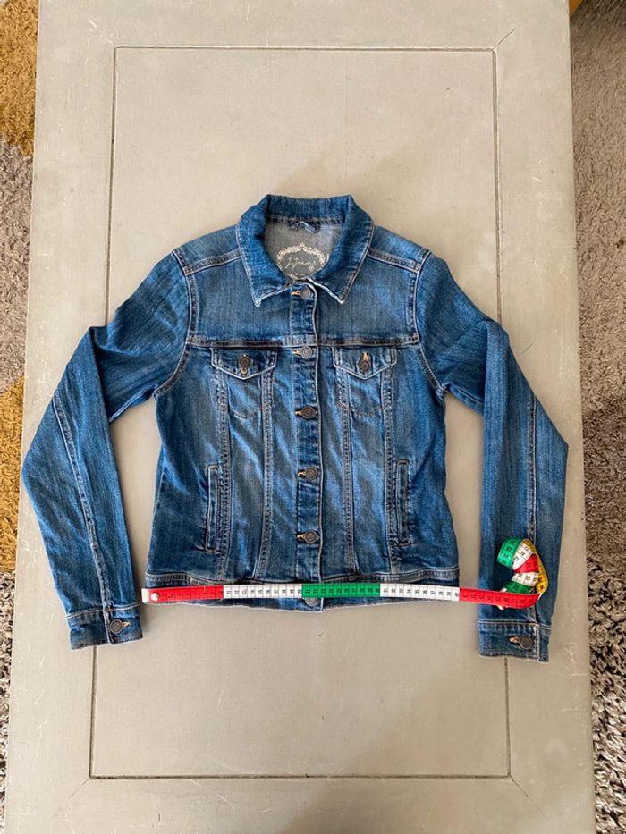 Blouson veste en jeans Jennyfer bleue taille XS / S - photo numéro 14