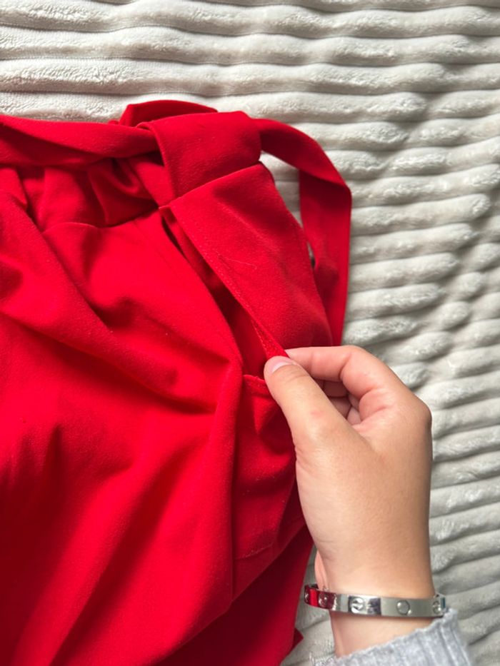Pantalon fluide rouge - photo numéro 2