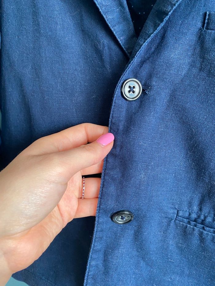 Veste blazer de cérémonie bleue verbaudet - photo numéro 5