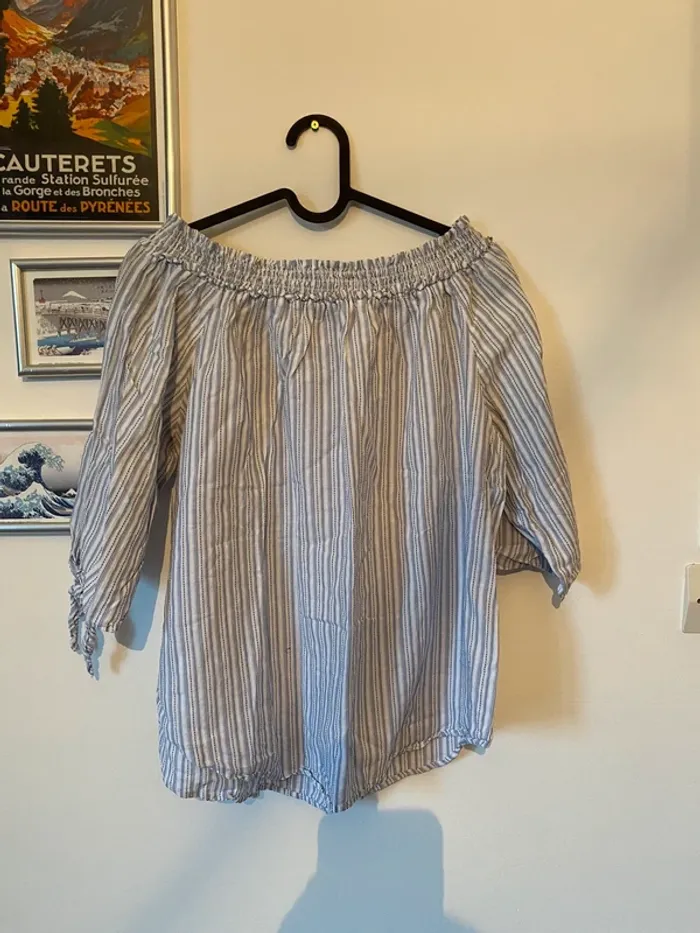 Blouse épaules dénudées