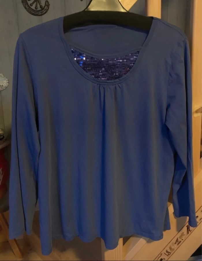 tunique fantaisie avec sequins