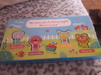 Coffret livres puzzles des animaux