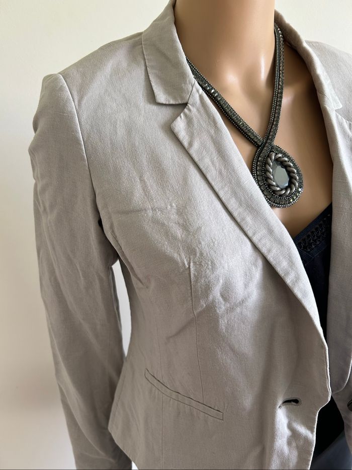 Blazer beige Mexx taille française 36 TBE - photo numéro 4