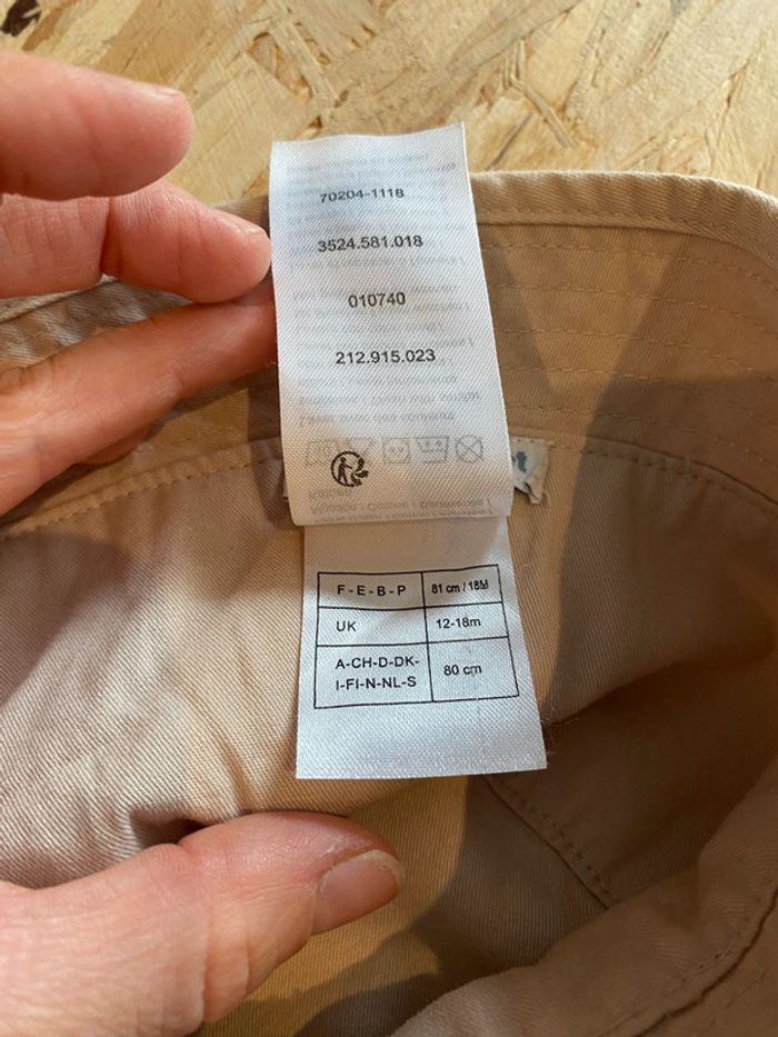 Bob chapeau 18 mois Vertbaudet - photo numéro 5