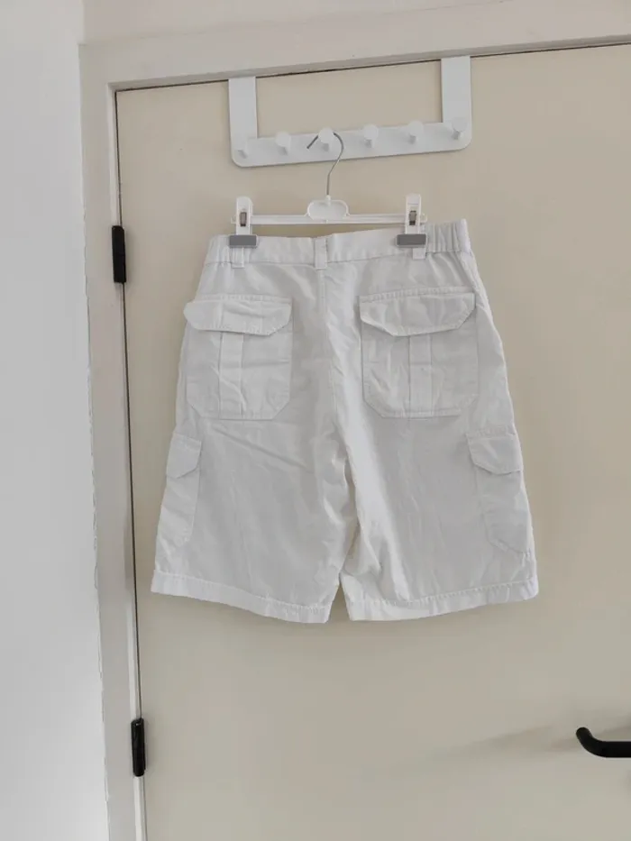 Beau short / bermuda Blanc du Nil style cargo M - photo numéro 6