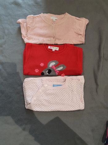Lot de 2 pull et un gilet