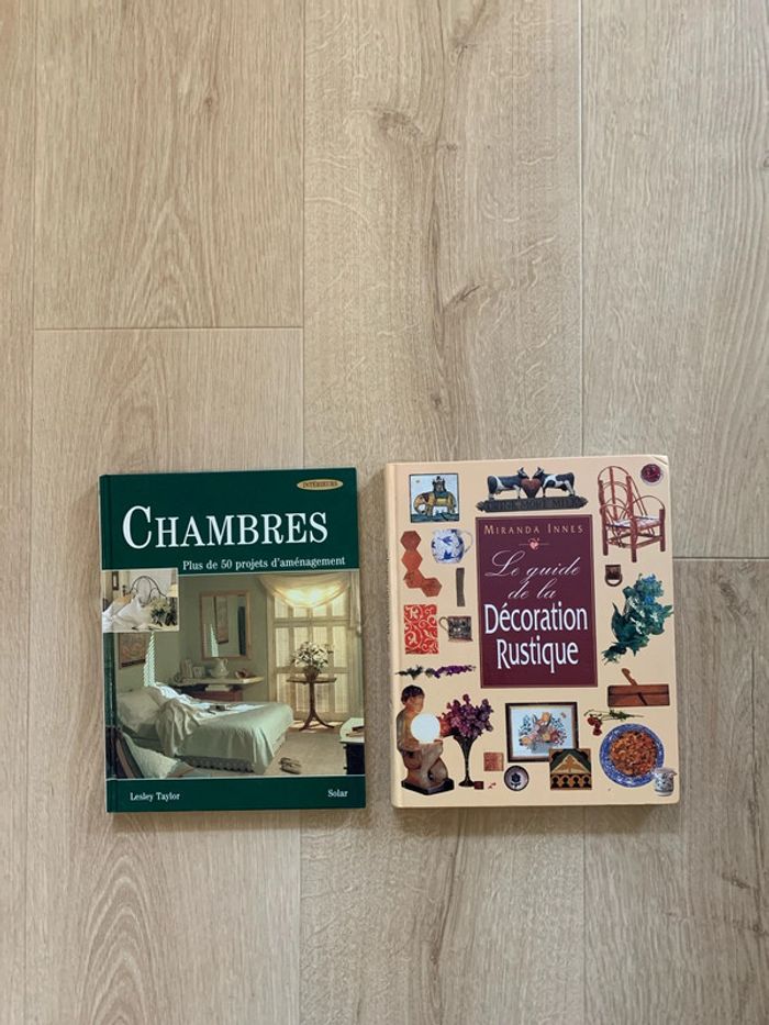 Lot 2 livres décoration