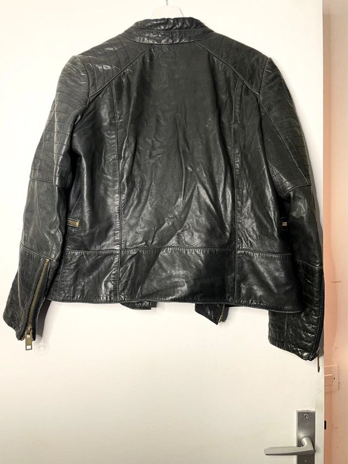 Veste en cuir 100% perfecto MNG - photo numéro 3