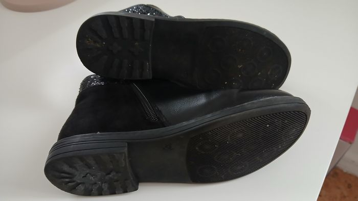 Bottines cuir noir pointure 32 - photo numéro 3