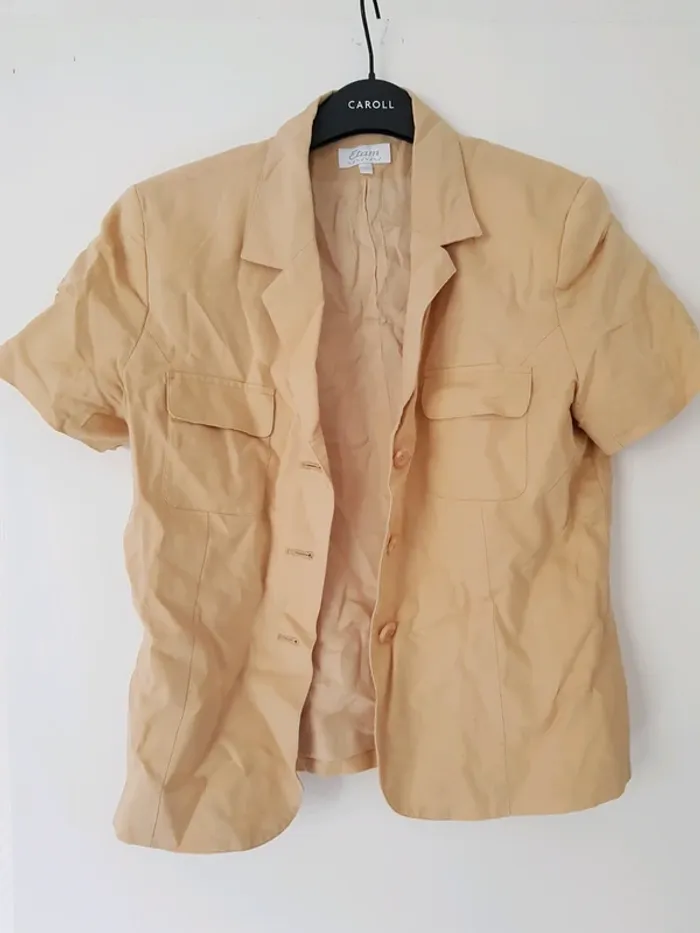 Veste lin et coton, taille 42