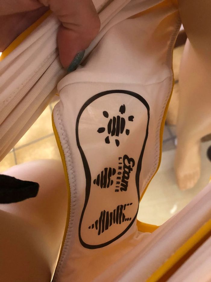 Bikini jaune à pois Etam - n eu f - photo numéro 7