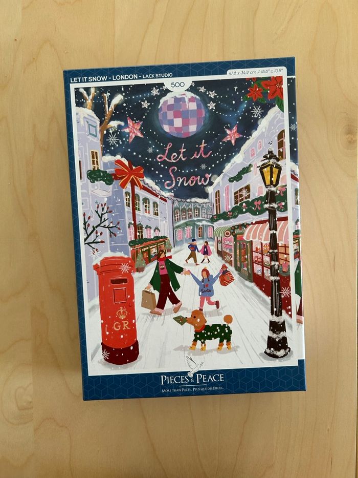 Puzzle 500 pièces Let it snow - Pieces&Peace