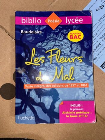 Les fleurs du mal de Baudelaire bon état