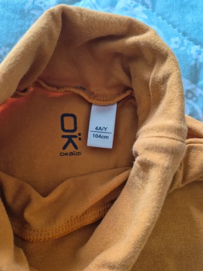 T-shirt col roulé Okaïdi 4 ans - photo numéro 3