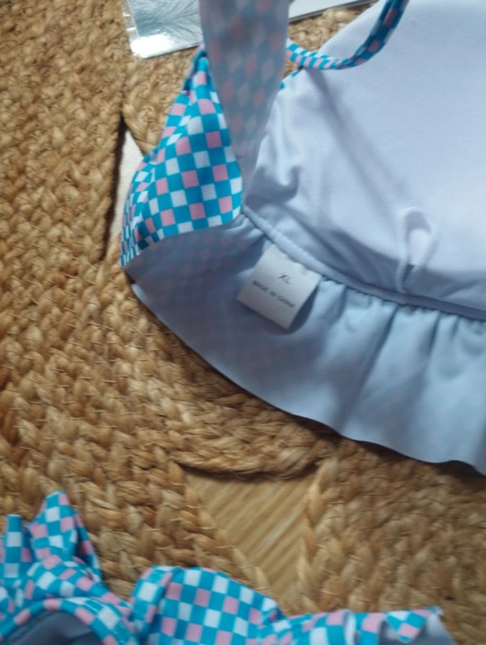 Maillot de bain bikini 42 xl neuf bleu - photo numéro 10