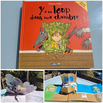 Superbe pop-up Casterman,  Y a un loup dans ma chambre (73)
