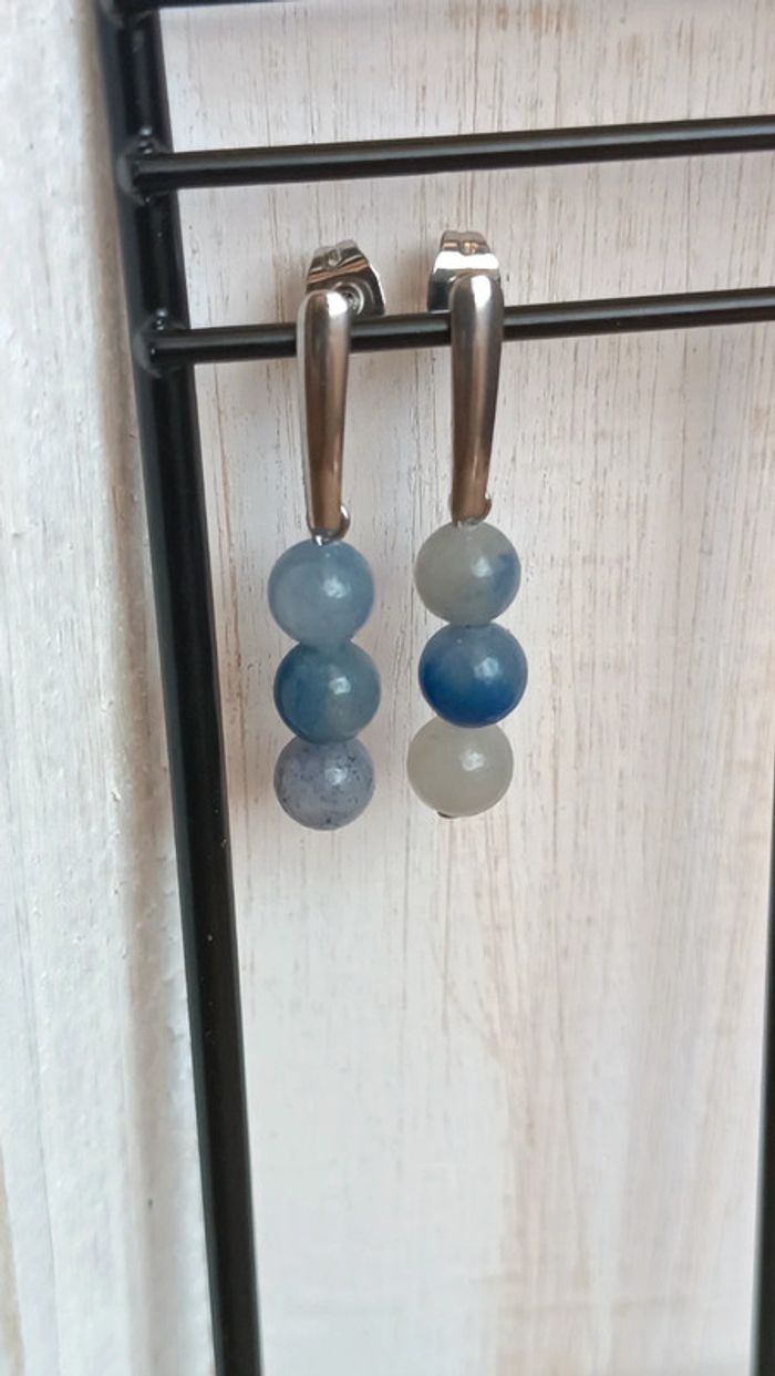 Jolies boucles d'oreilles pendantes - photo numéro 2