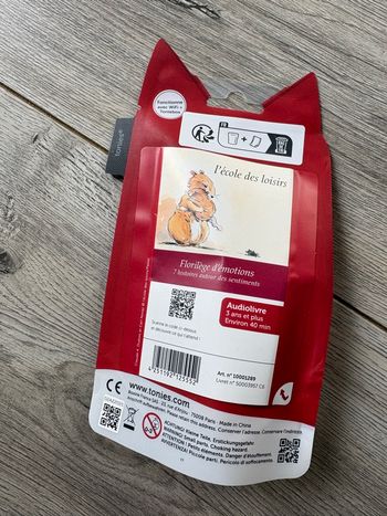 Neuf tonies florilège des émotions