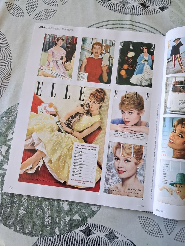 Magazine ELLE | Hommage à Brigitte Bardot 🌞💐 - photo numéro 3