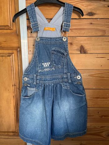 Robe salopette en jean 