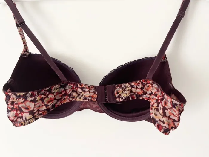 Joli soutien-gorge fleuri Miss Helen de chez Monoprix aux couleurs de l’automne 90B - photo numéro 8