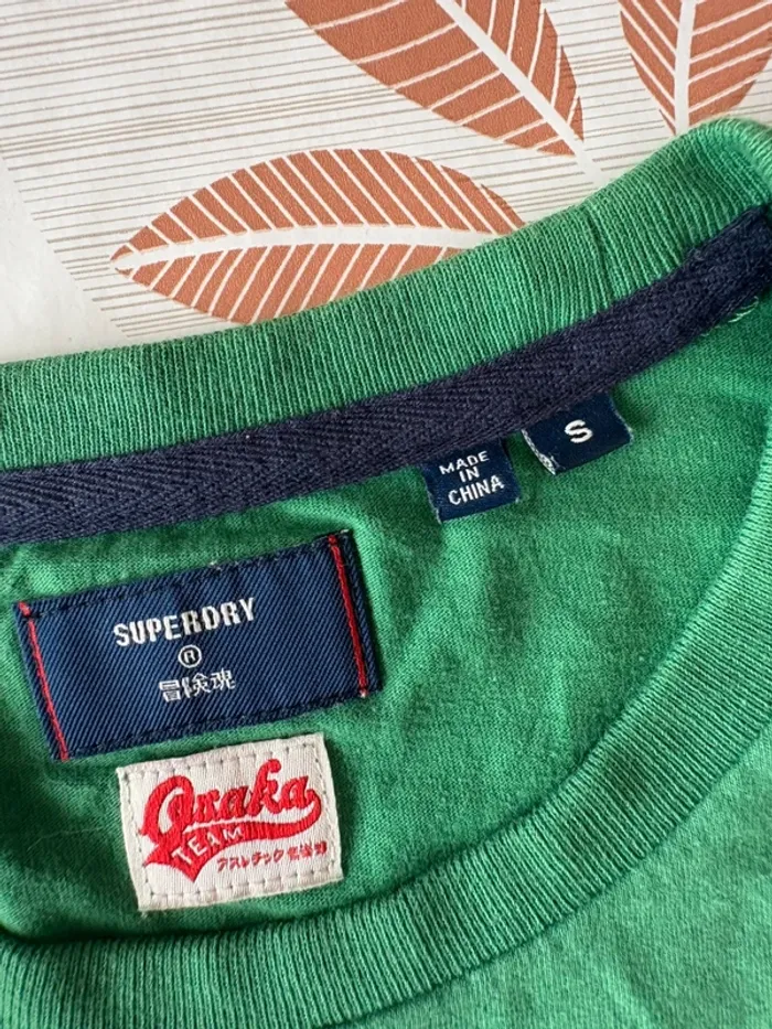T shirt homme superdry très bon état taille S - photo numéro 2