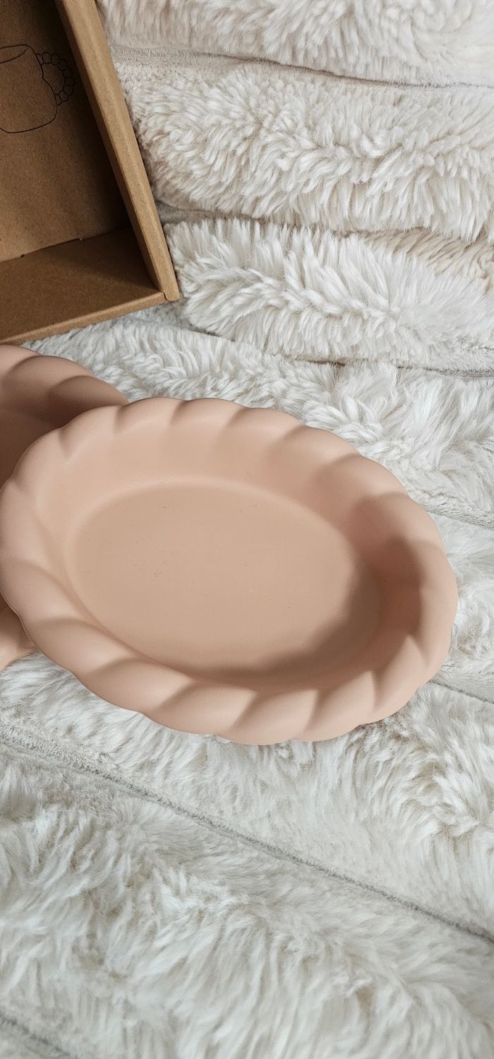 Magnifique coffret repas Princesse rose Neuf - photo numéro 4