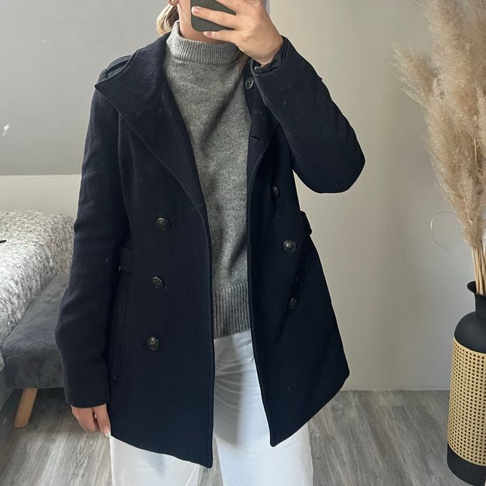 Superbe Caban Neuf Camaïeu, Bleu Marine (Taille 1) - photo numéro 2