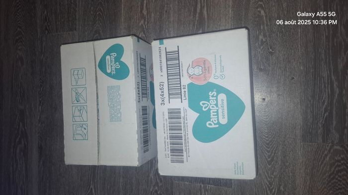 Lingettes pampers sensitive  lot - photo numéro 2