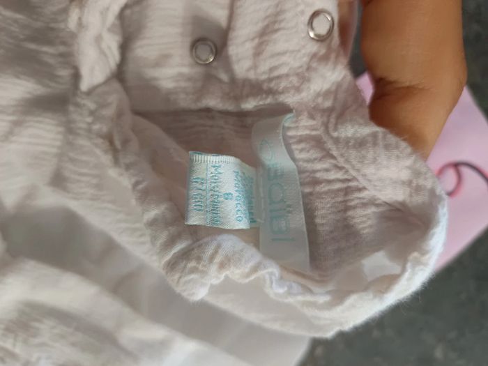 Blouse gaz de coton 6 mois - photo numéro 3